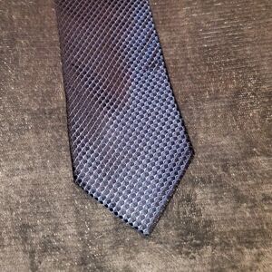 Blue & Black Pattern Necktie - NWOT